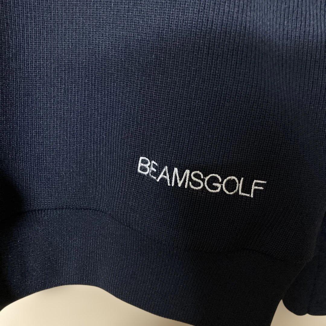 BEAMS GOLF フード付きジャケット ネイビー