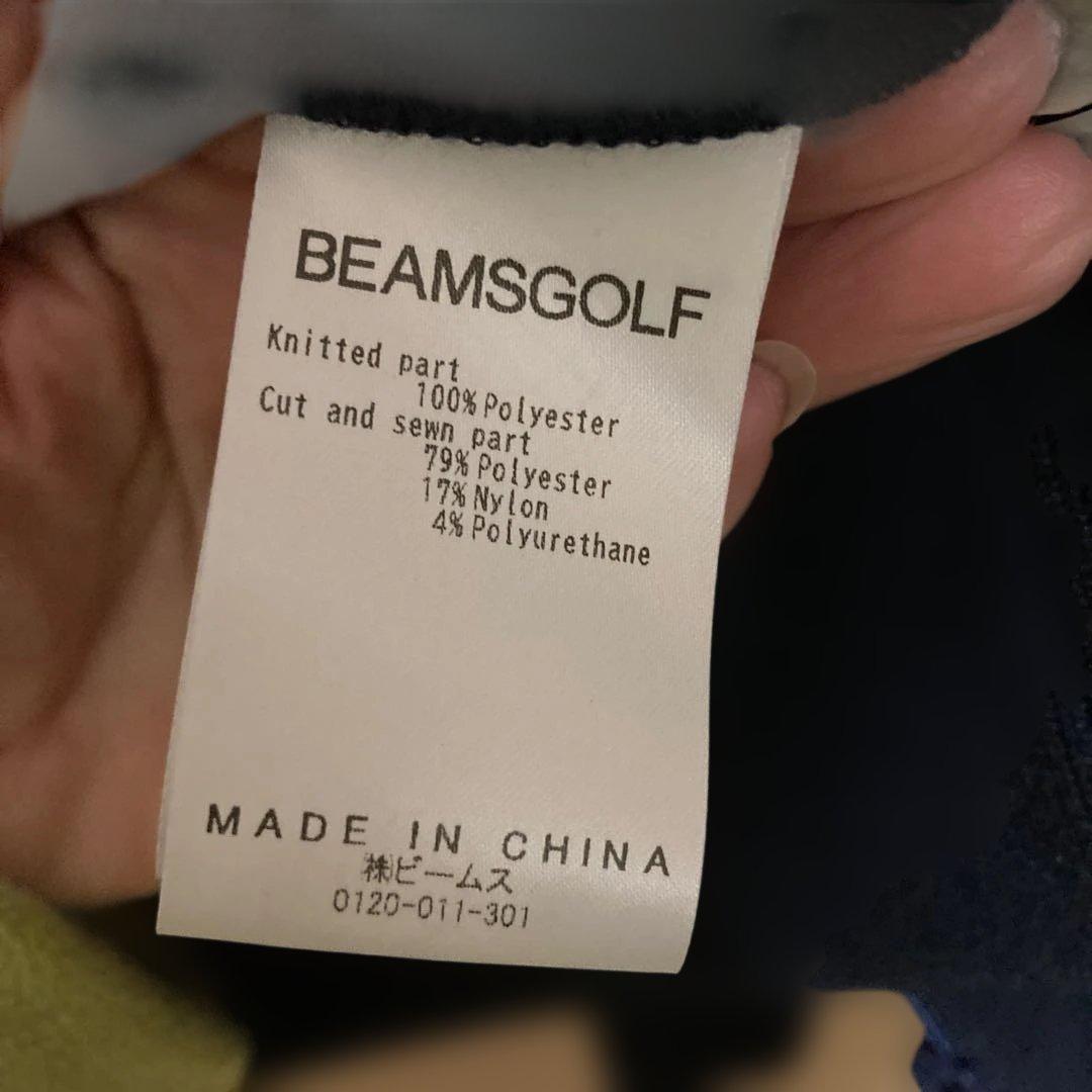 BEAMS GOLF フード付きジャケット ネイビー