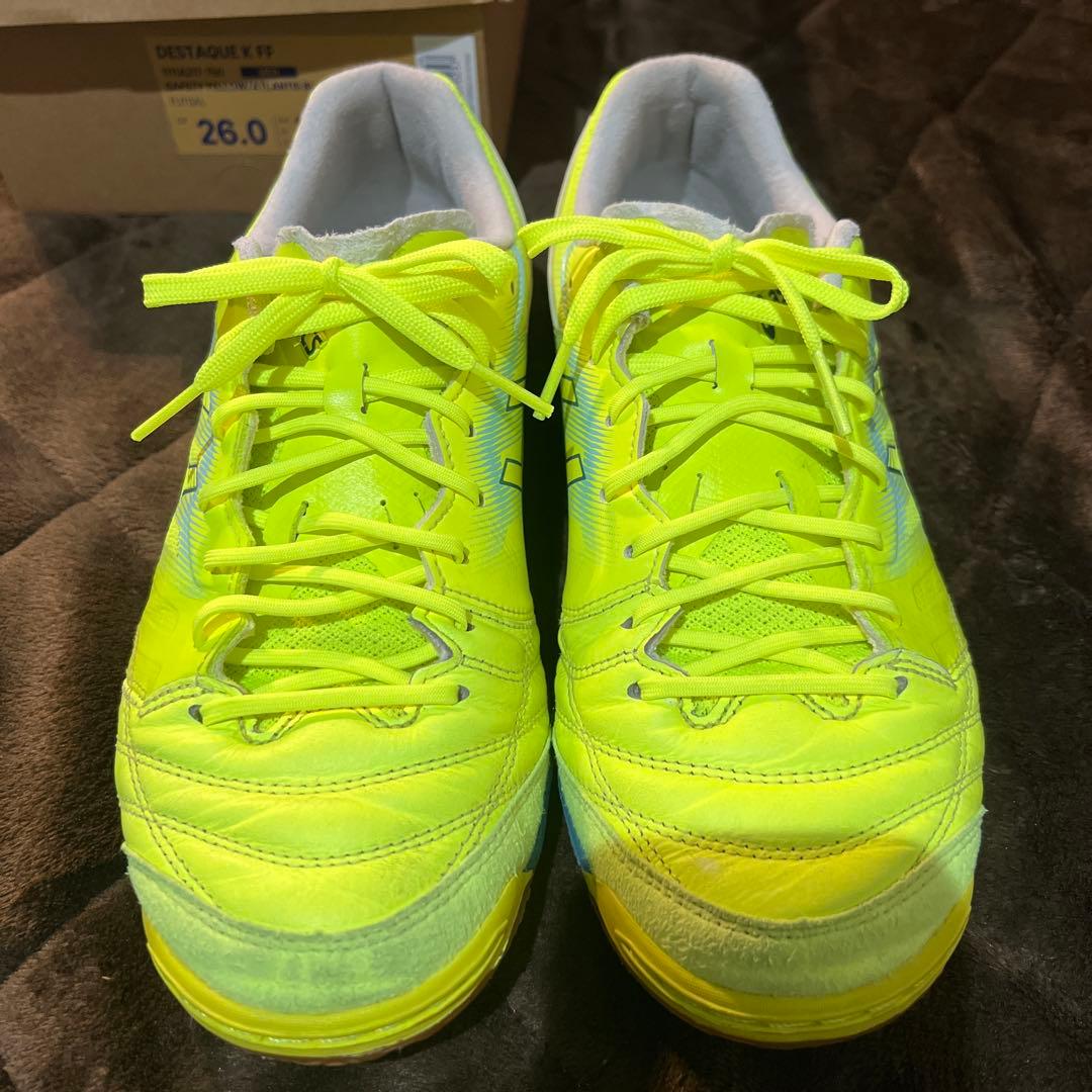 ASICS アシックス DESTAQUE K FF デスタッキ　26.0cm黄色