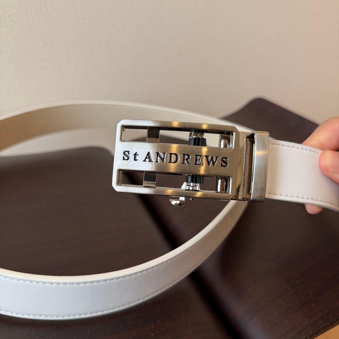 st ANDREWS セントアンドリュース　ホワイト ベルト