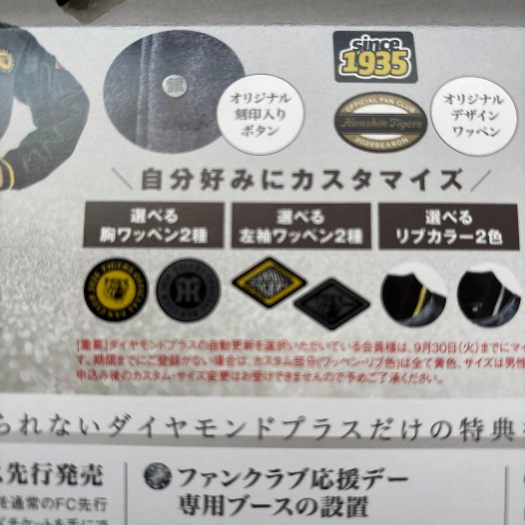 阪神タイガースセミオーダースタジアムジャケット