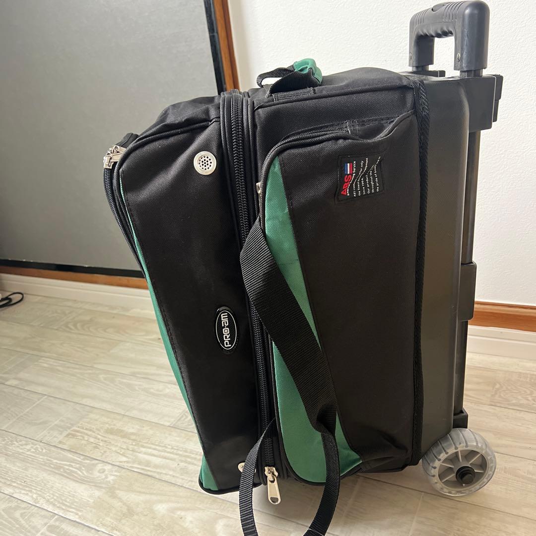 ABS ボウリングバッグ B20-1180 緑/黒