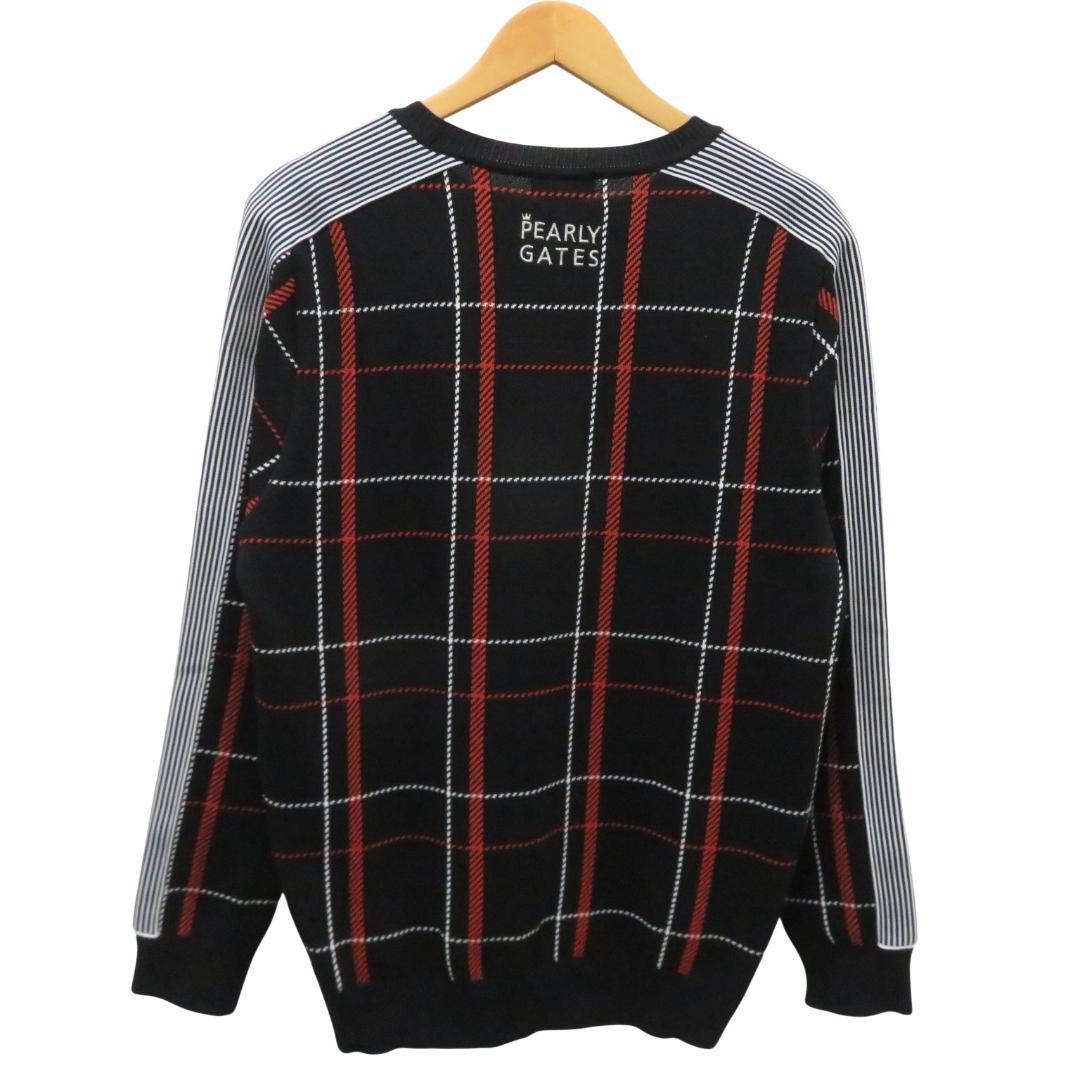 【美品】PEARLY GATES ニットセーター 5 非売品 [M7402]