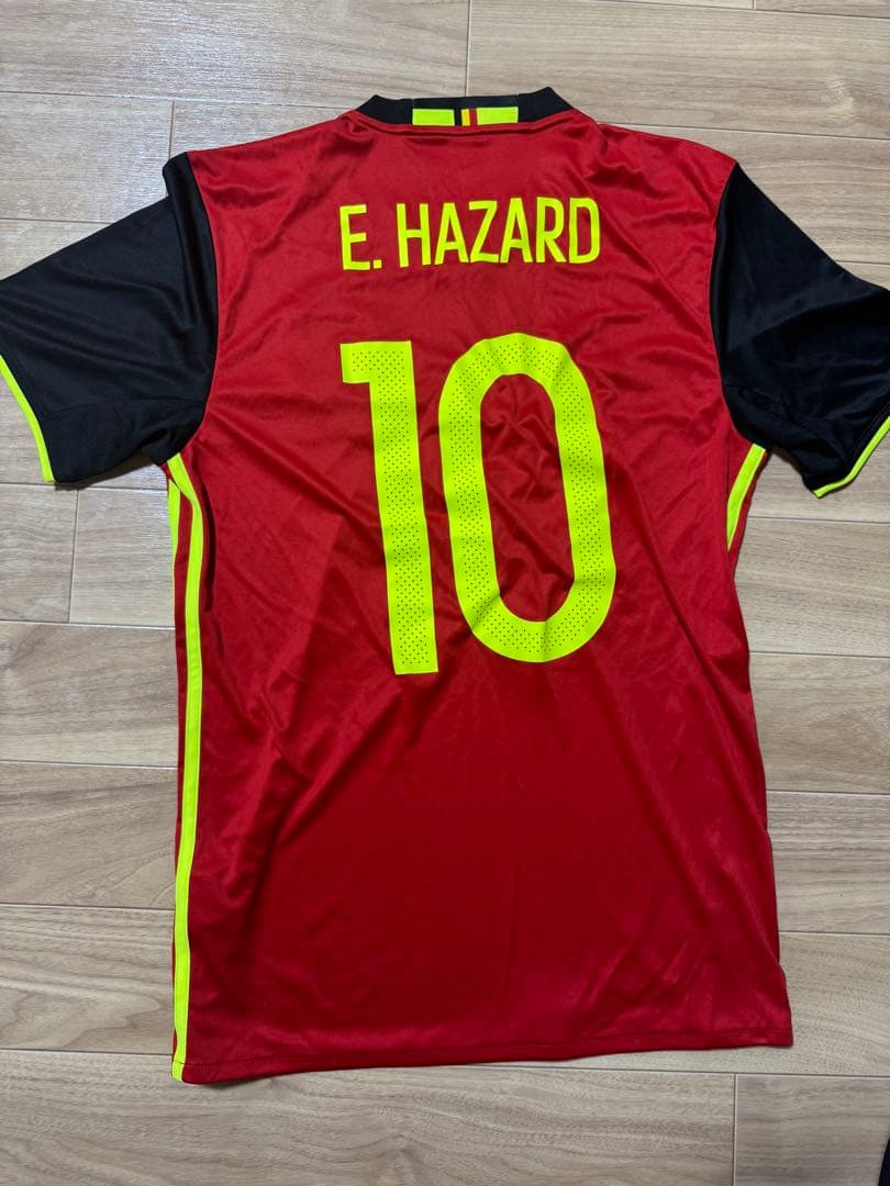 adidas ベルギー代表 E. HAZARD シャツ 10番