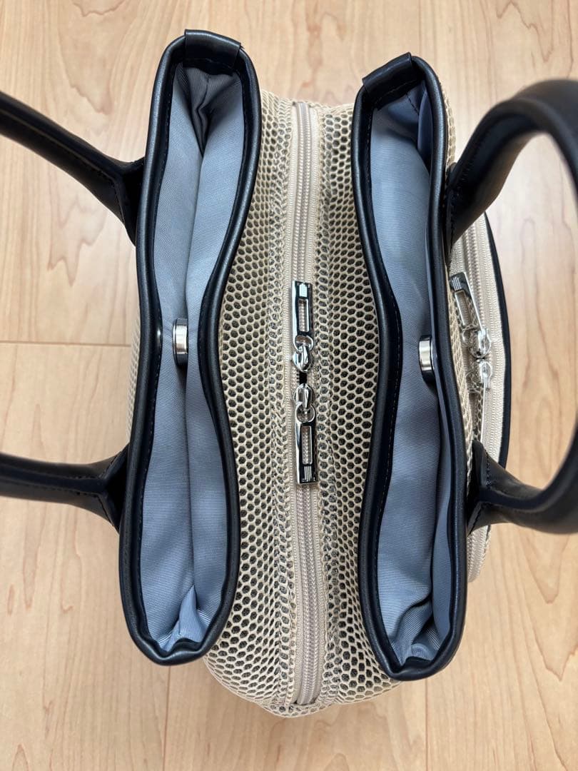 pon✨LANVIN SPORT ダブルラッセルメッシュカートバッグ
