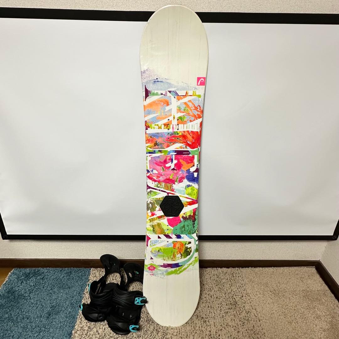 初心者向けhead スノーボードビンディング2点セット