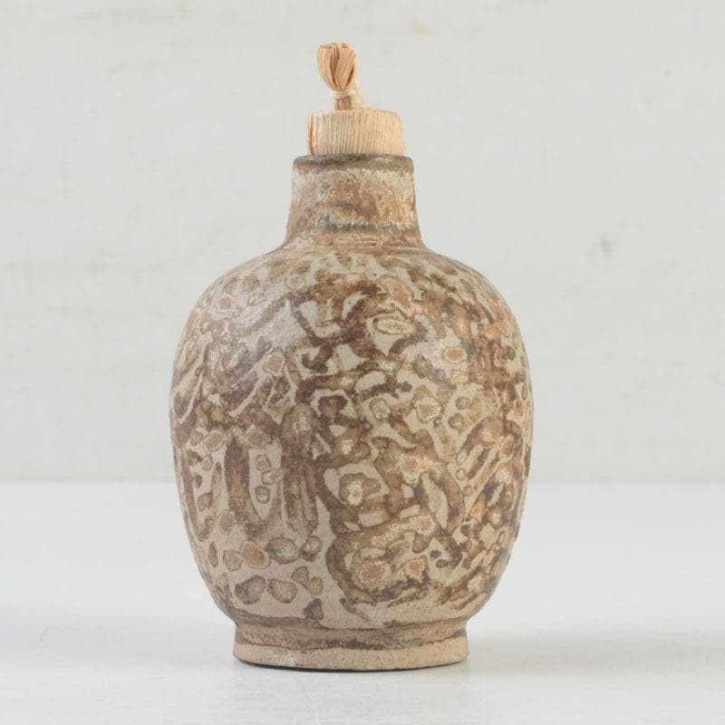 茶道具　すんころく　灰釉　振出　時代箱　V　A33