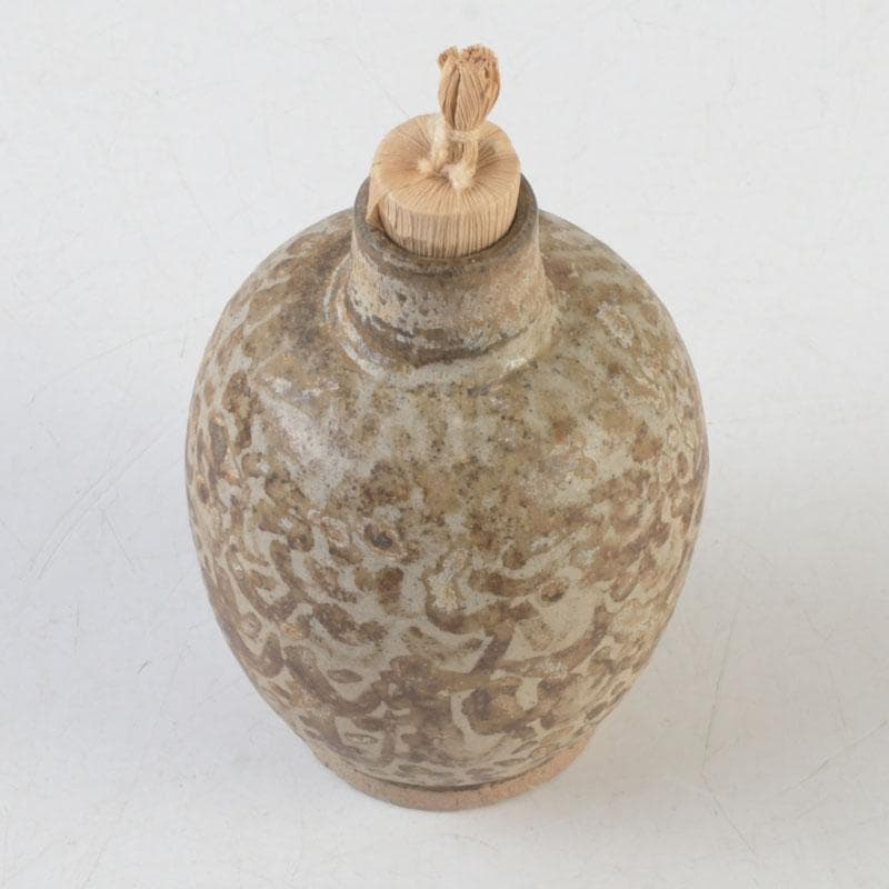 茶道具　すんころく　灰釉　振出　時代箱　V　A33