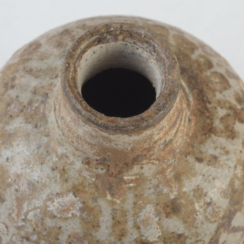 茶道具　すんころく　灰釉　振出　時代箱　V　A33