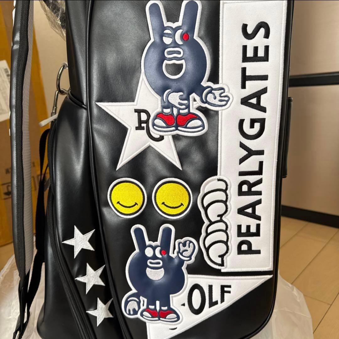 PEARLY GATES スタンド式キャディバッグ ブラック パーリーゲイツ