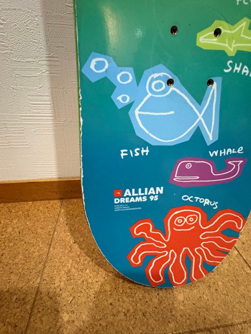 ALLIAN DREAMS 95 スノーボード　おまけ付