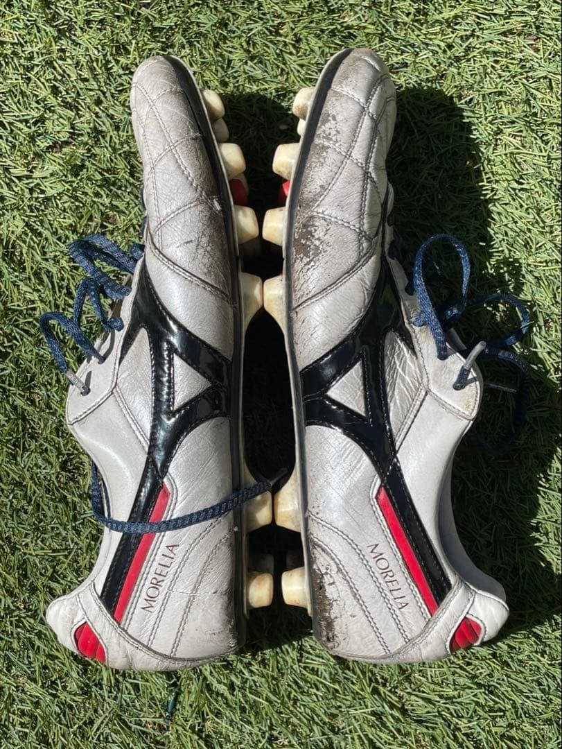 Mizuno Morelia スパイクシューズ ホワイト/ブラック28㎝