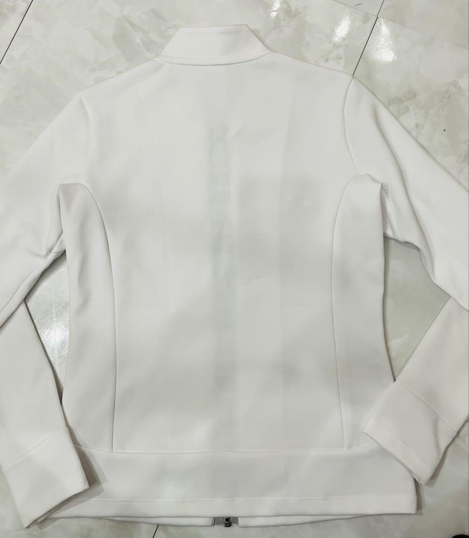 デサントゴルフDESCENTE ダンボールニット前立てロゴジャージジャケット M