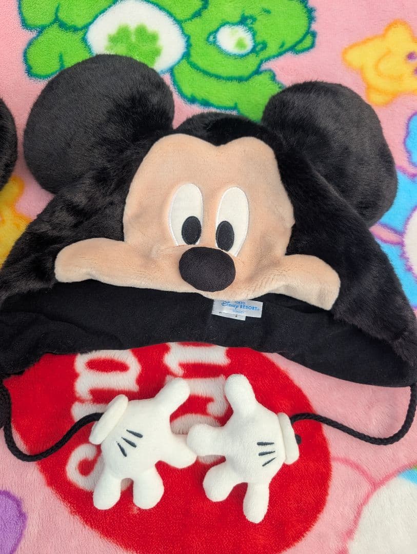 ディズニー　ミッキー　ミニー ちゃん　ファンキャップ　セット