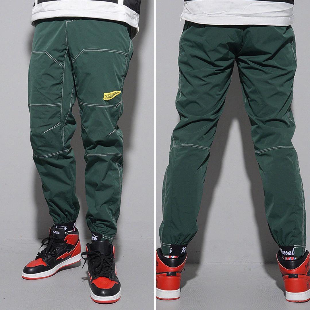 新品 ラッセルノ ゴルフ ウィンド ストップ ロング パンツ グリーン XL 6