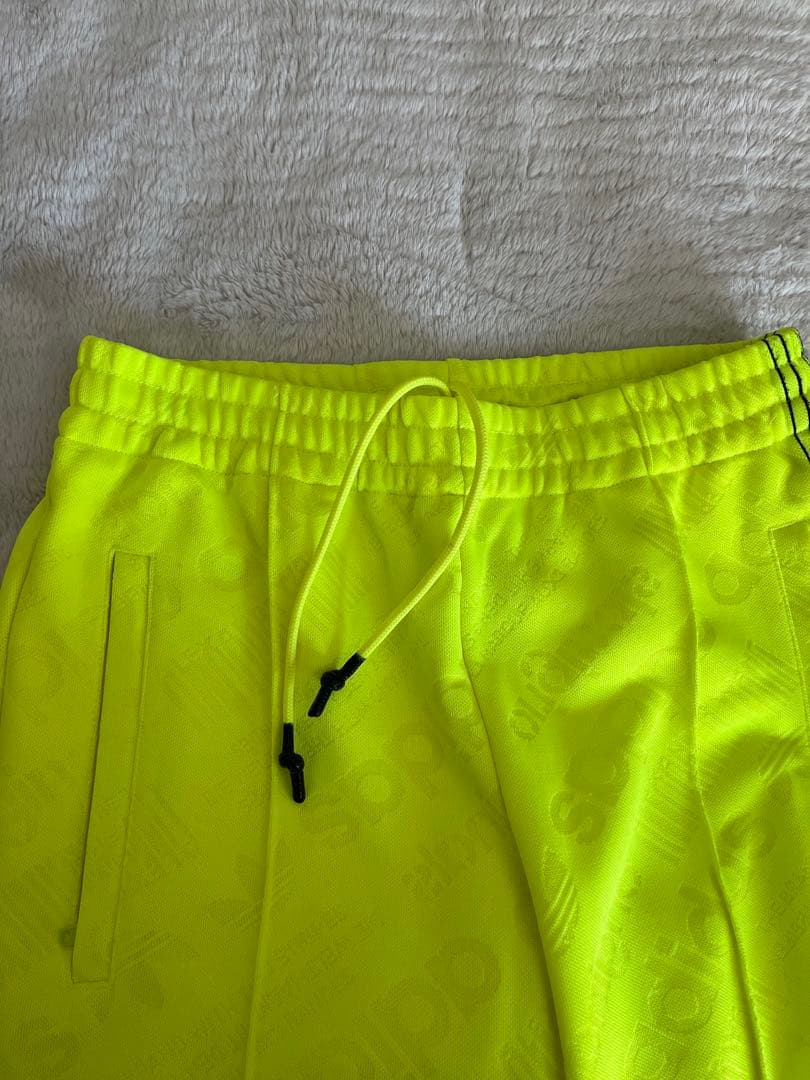 adidas ALEXANDER WANG トラックパンツ XS 蛍光イエロー