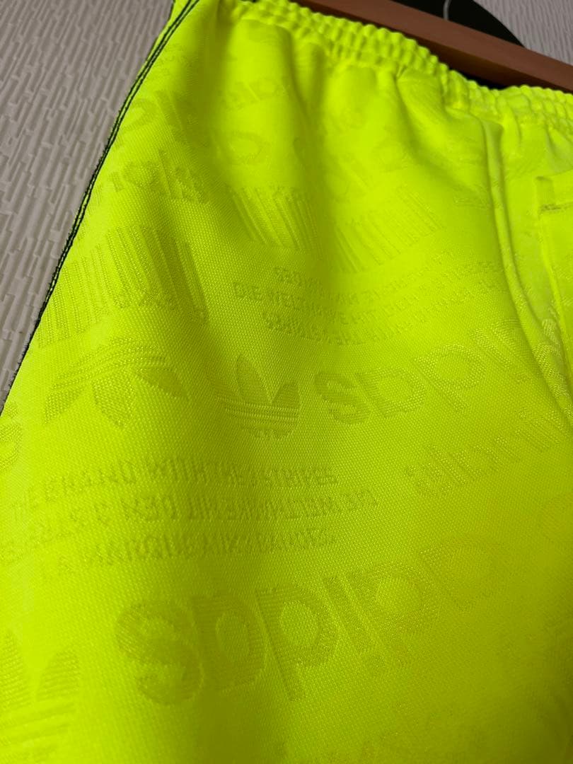 adidas ALEXANDER WANG トラックパンツ XS 蛍光イエロー