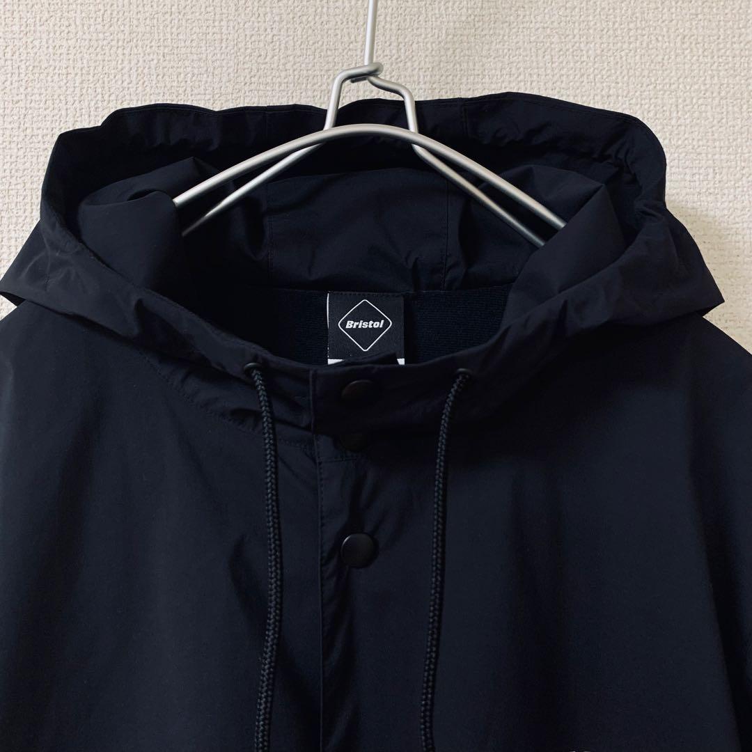 【美品】F.C.Real.Bristol ロングコーチジャケット 黒　XL