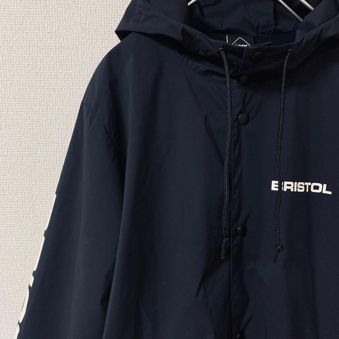 【美品】F.C.Real.Bristol ロングコーチジャケット 黒　XL