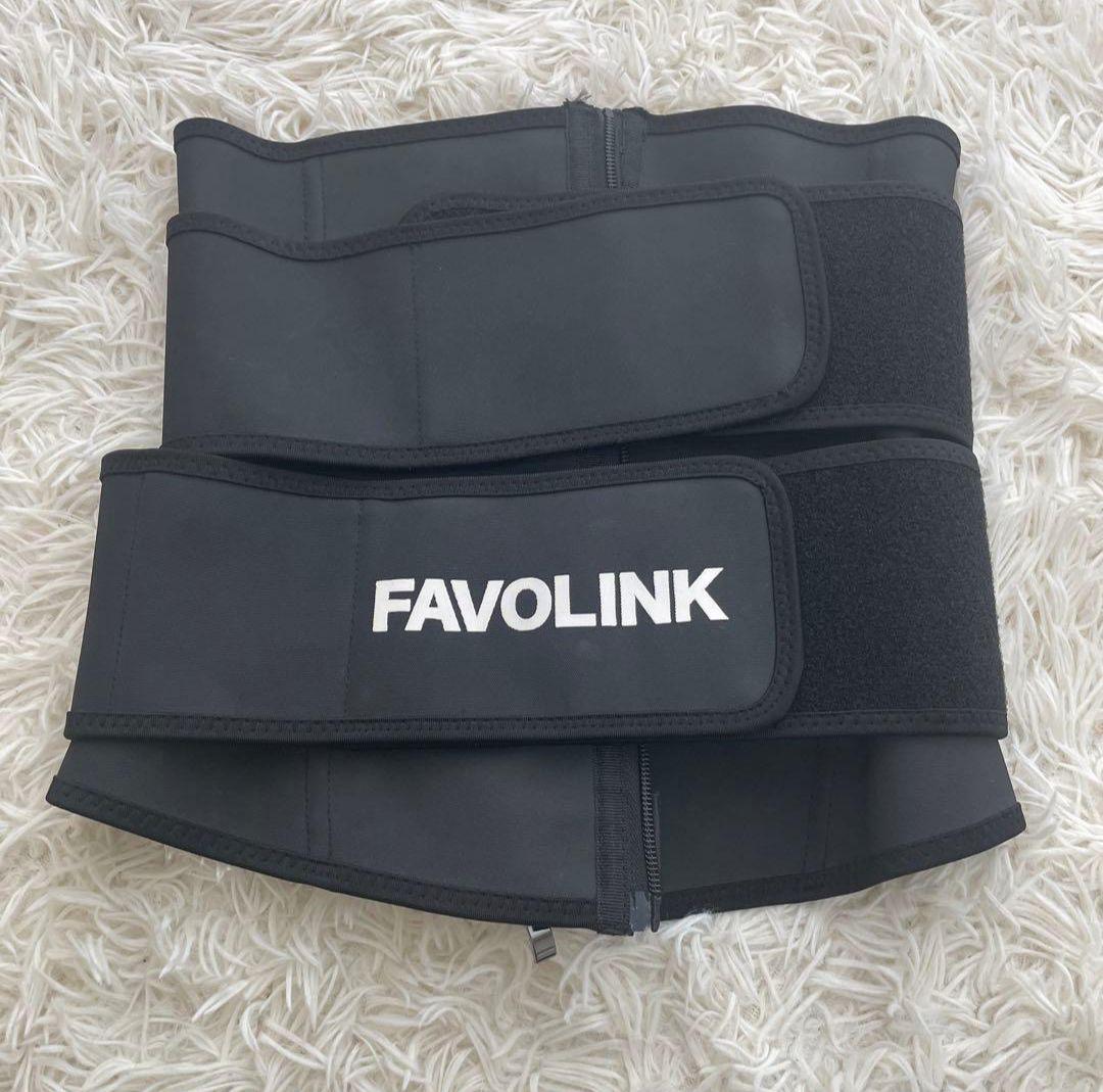 FAVOLINK ウエストシェイパー ダブルベルト 安井友梨 ウエストシェイパー