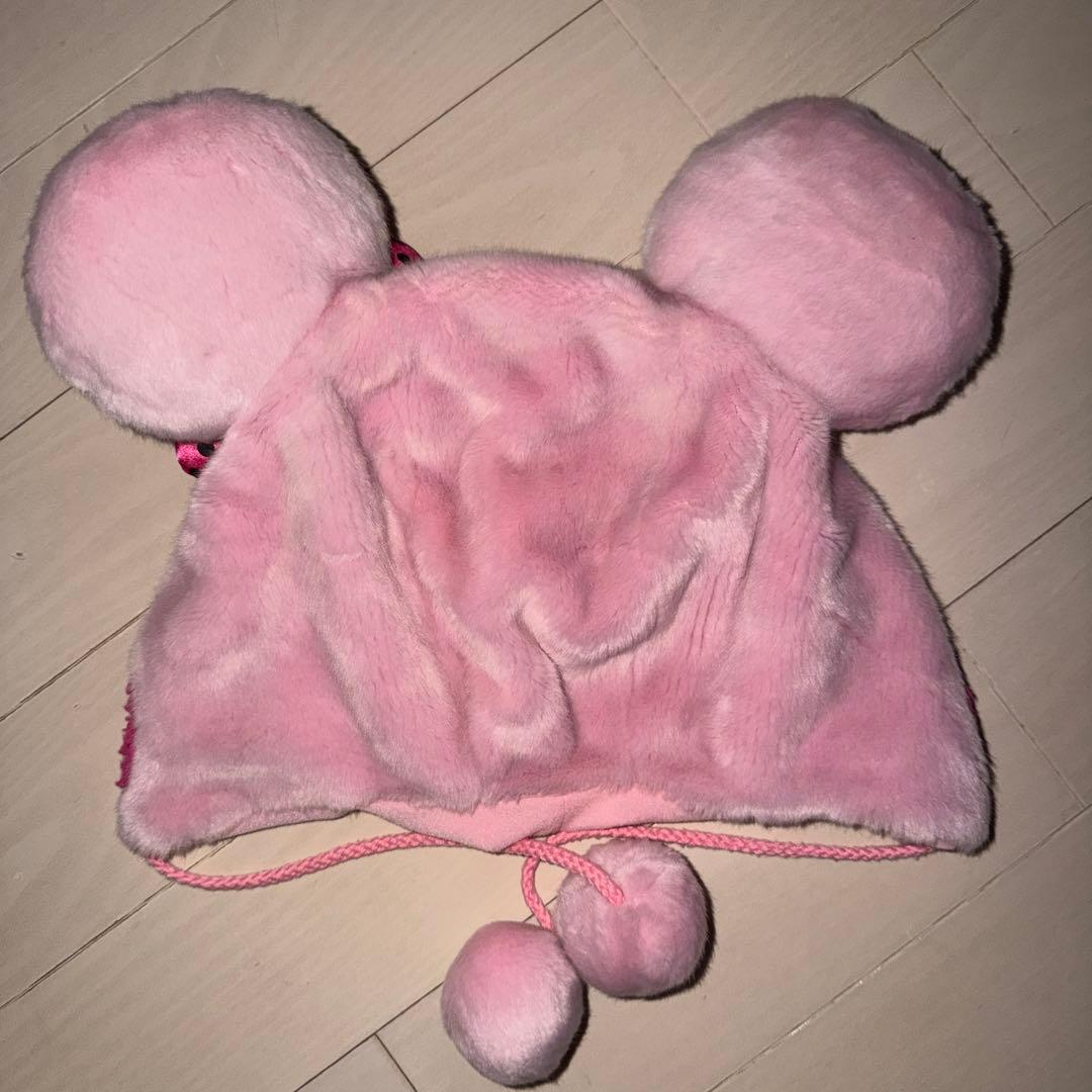ディズニー ファンキャップ ミニー ピンク