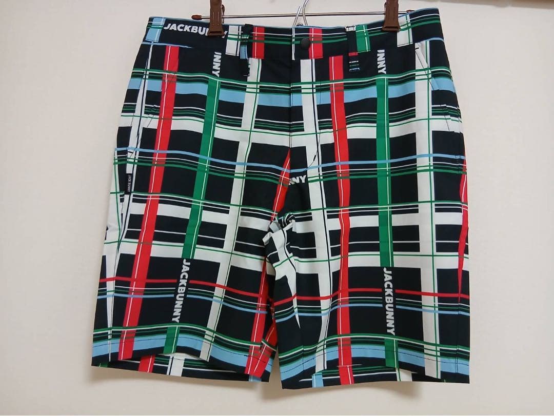 新品Jack Bunnyジャックバニーメンズ ショートパンツチェックハーフパンツ
