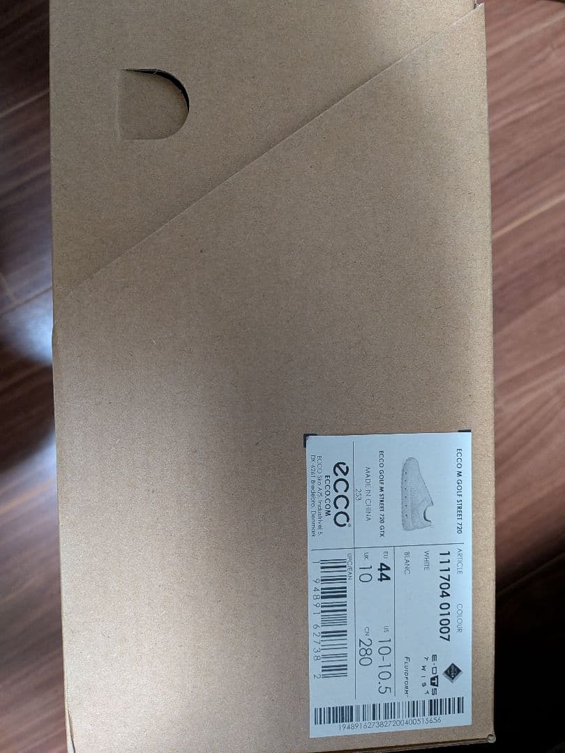 ECCOエコー　ストリート スパイクレス ゴルフシューズ サイズ44