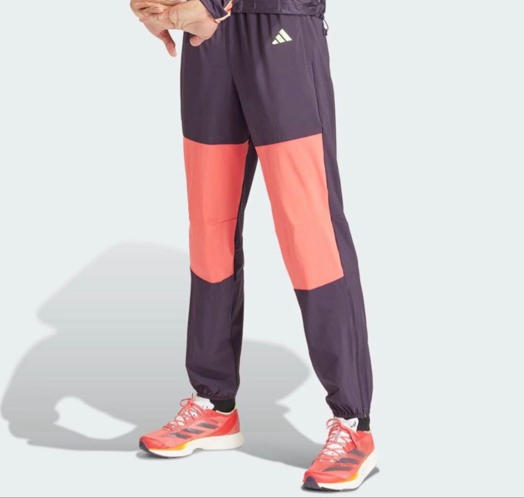 adidas アディゼロ 駅伝 ランニング ウィンド パンツ Mサイズ 新品