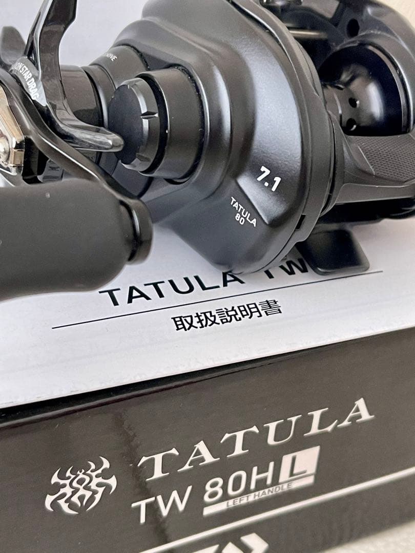【廃盤品新品】ダイワ 22タトゥーラTW80HL 漆黒180g軽量 ザイオン②