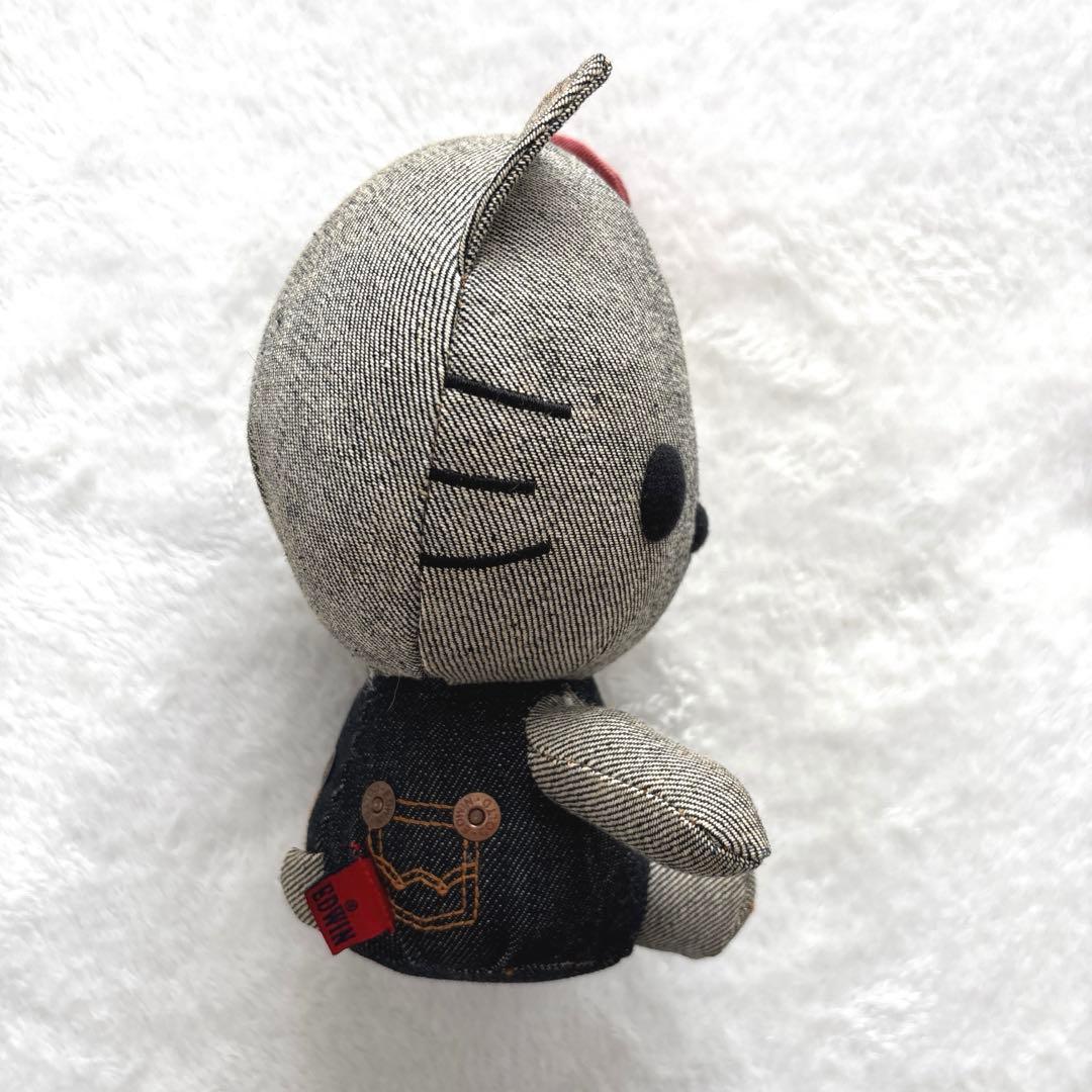 【EDWIN×Hello kitty】2015年　デニム　コラボぬいぐるみ　希少