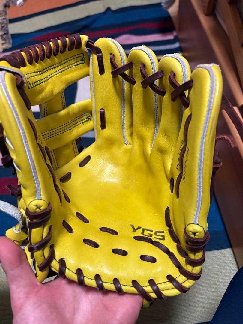 YAMAMOTO GLOVE YGS イエロー 硬式グローブ