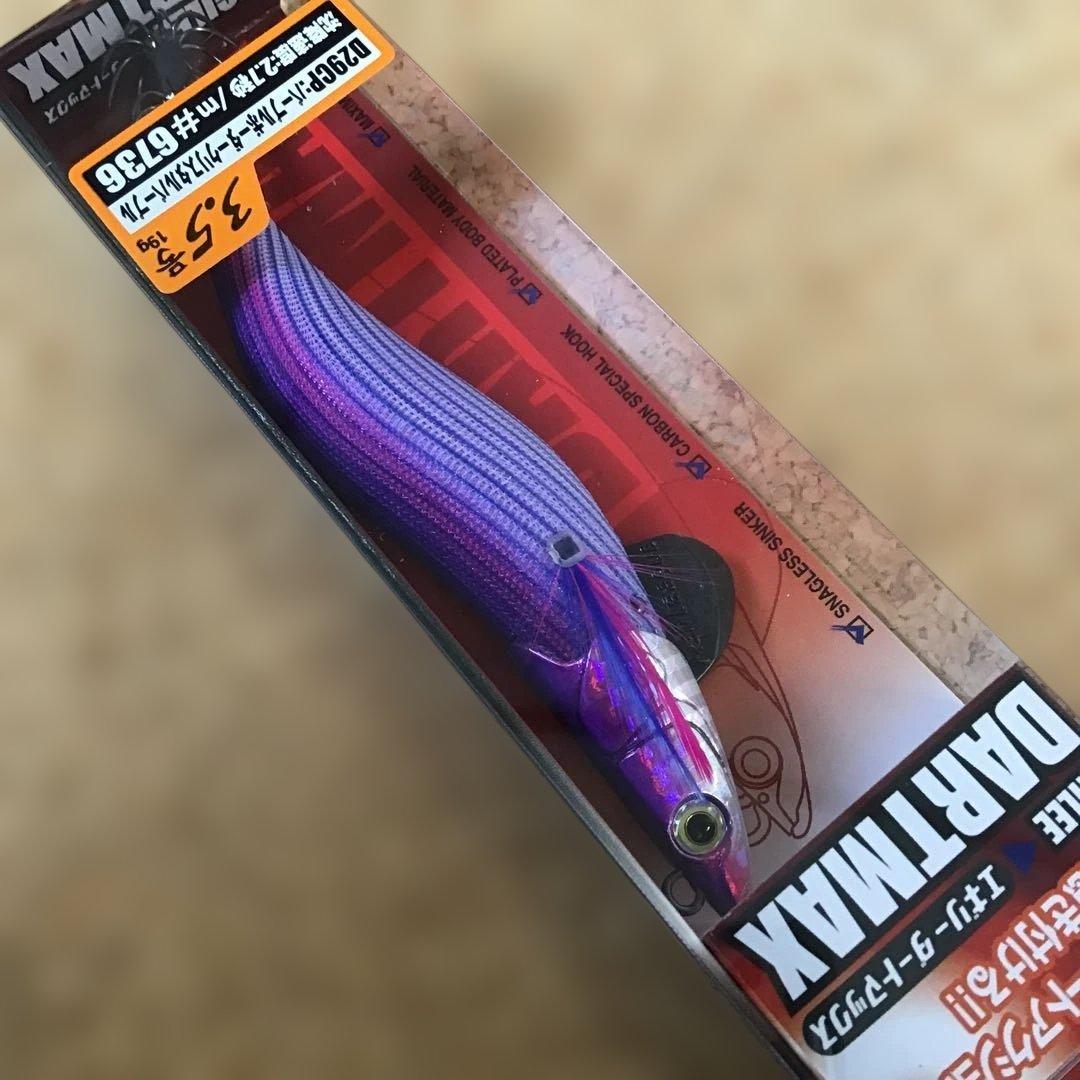 新品❗️フィッシュリーグ　ダートマックス　エギリー　3.5号　クリスタル　３個