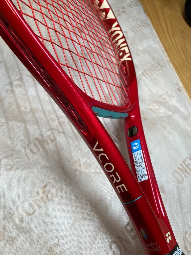 2026 YONEX 08 VCORE 100 G2 （美品） レザーグリップ