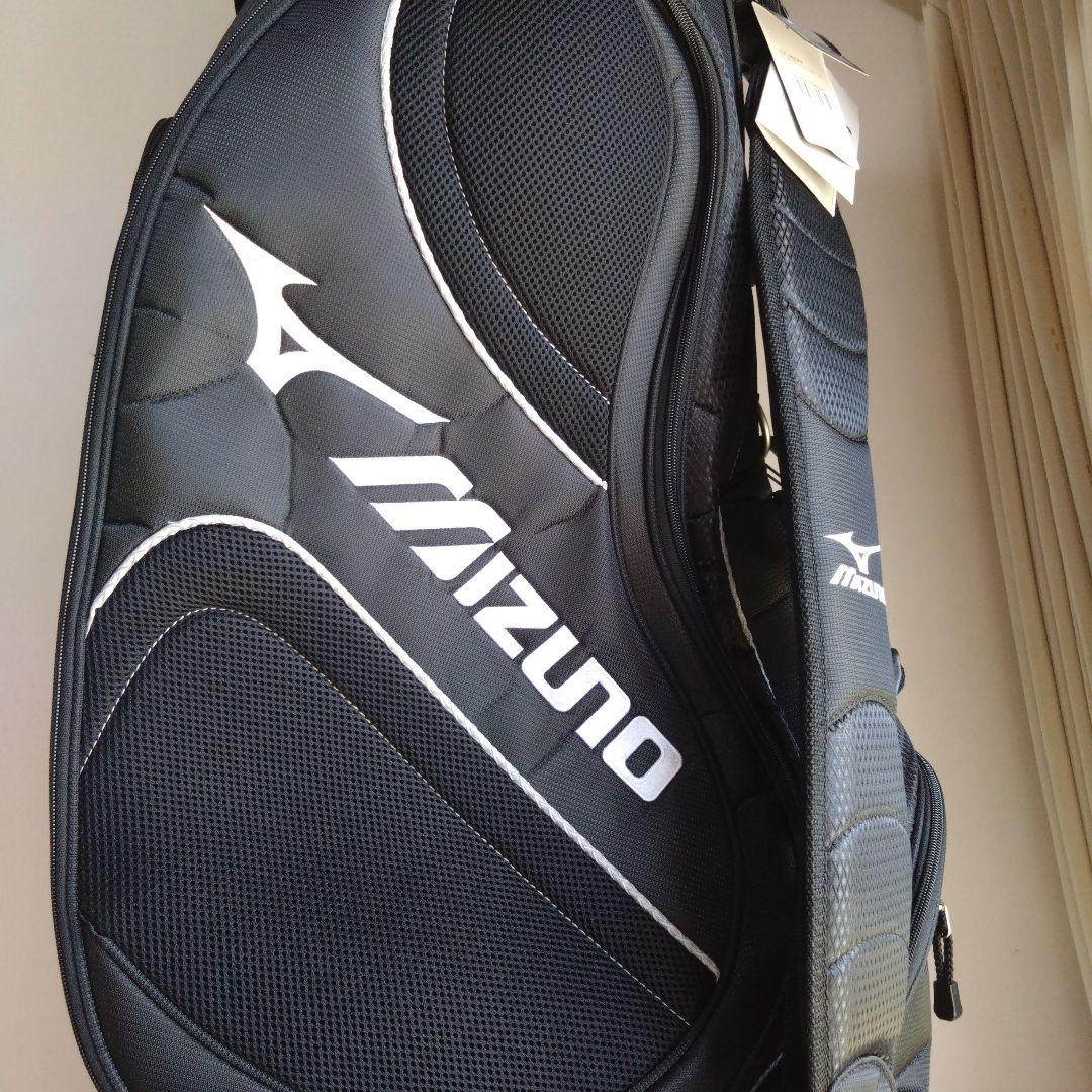 【新品】Mizuno ブラック キャディバッグ