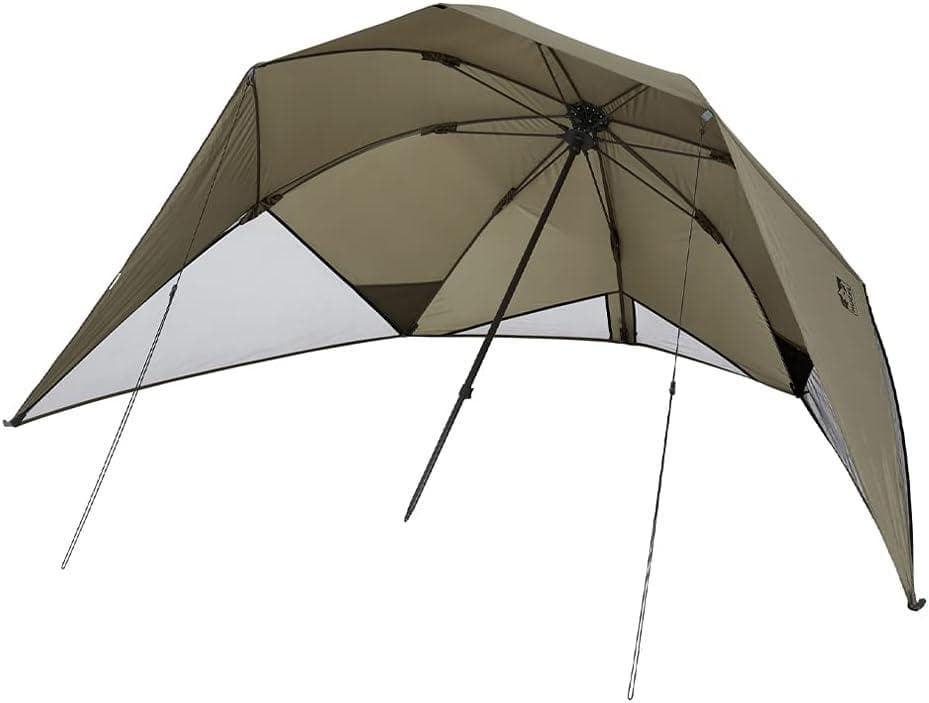 新品　アイリスオーヤマ HUGEL シェード 日よけ ワンタッチ カーキ