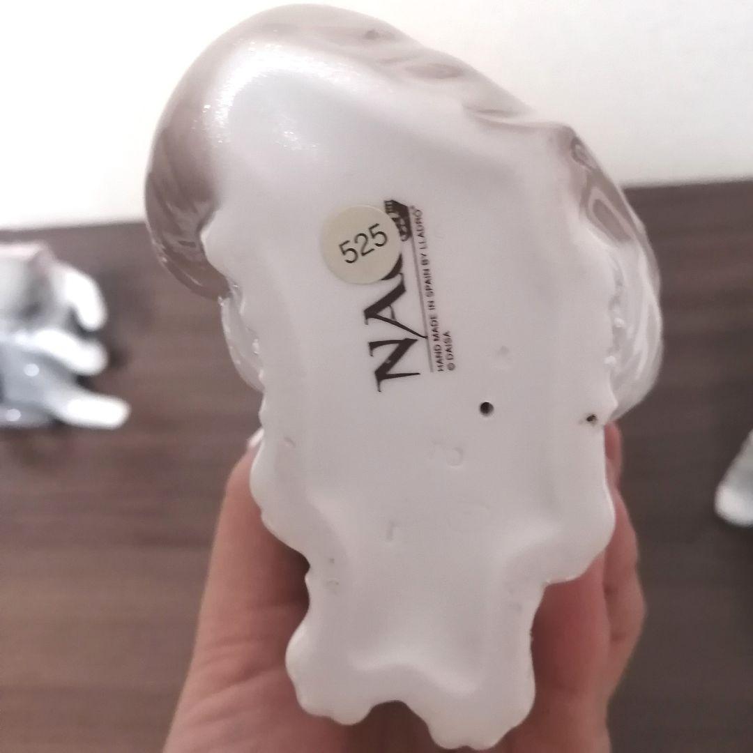 猫の陶器製置物３点セット リヤドロ NAO 驚く子猫ちゃん