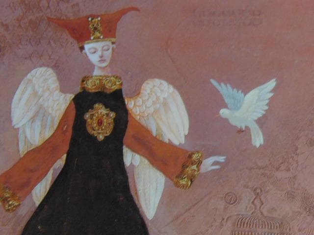 宝永たかこ、【散らばった暗示のかけら】、希少な画集画、新品高級額・額装付