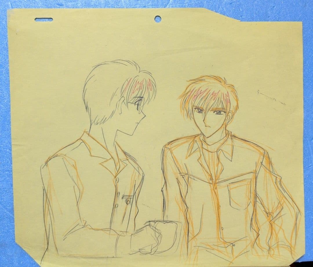 カードキャプターさくら　原画セット（ユエ、さくら、小狼、雪兎＆桃矢）