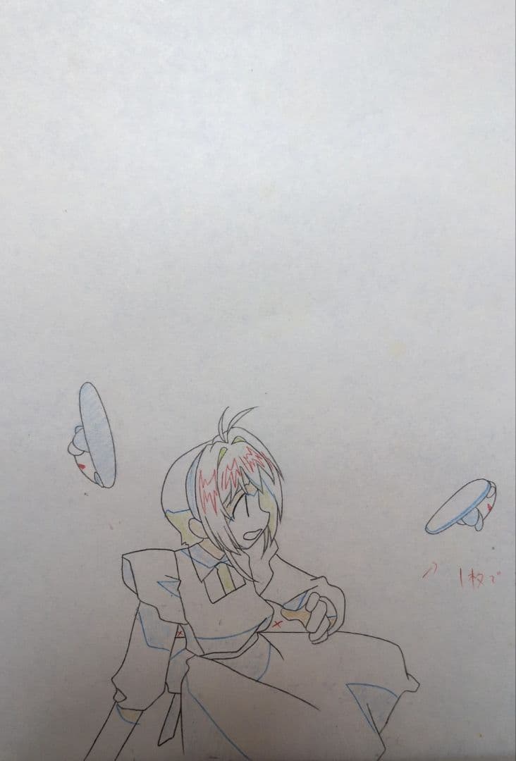 カードキャプターさくら　原画セット（ユエ、さくら、小狼、雪兎＆桃矢）
