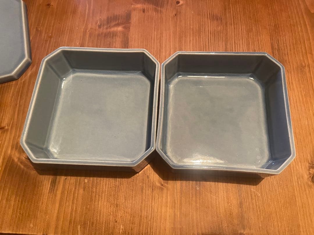 meals マルミツポテリ　スタジオエム　おせち　重箱　隅切2段重　陶器