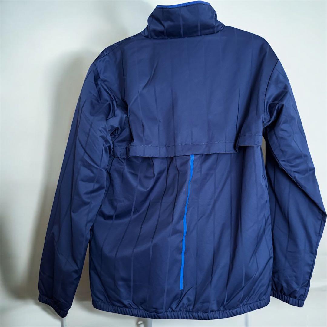 【中古】アシックス ウォーマージャケット＆パンツ セット　インディゴブルー