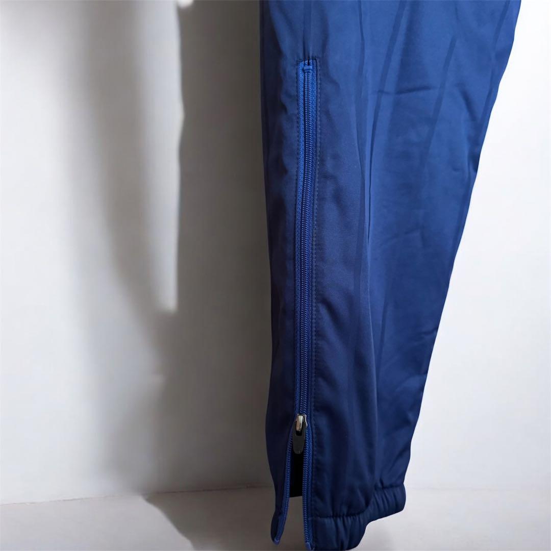 【中古】アシックス ウォーマージャケット＆パンツ セット　インディゴブルー