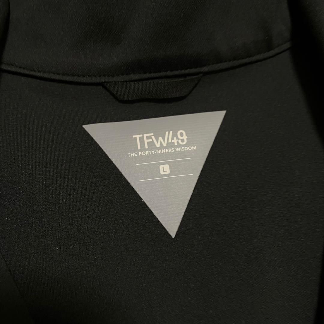 定価4.5万TFW49 マルチブルゾン ブラック　L ジャージ　ゴルフ