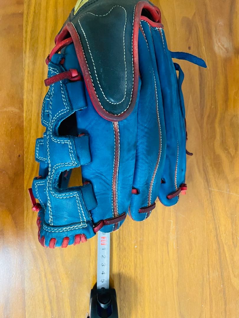 ✨美品✨ミズノ　MIZUNO 野球グローブ　青　ブルー　旧ミズノ　希少品❣️