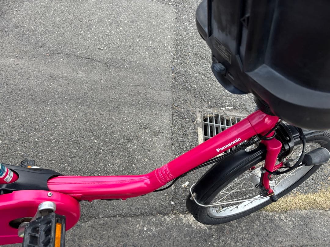 015番　中古Panasonic電動アシスト自転車　13.2Ah4点灯　大阪