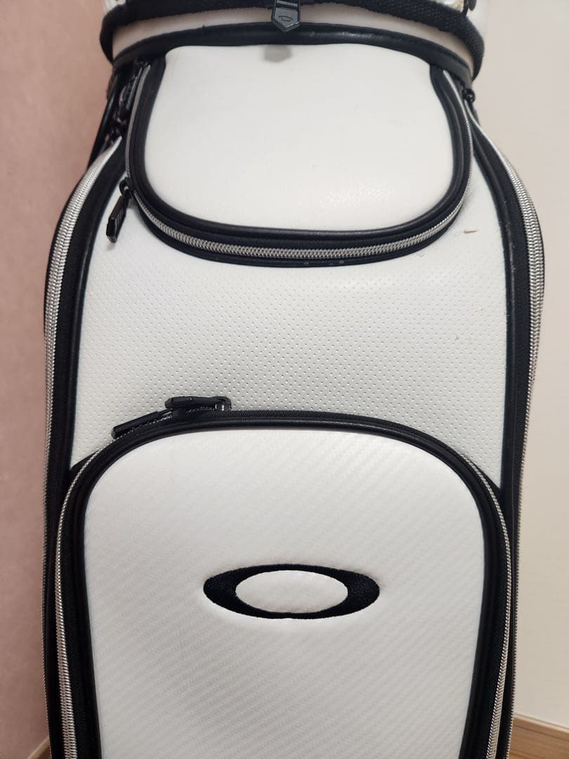 オークリー ゴルフキャディバッグ 白 スカル OAKLEY