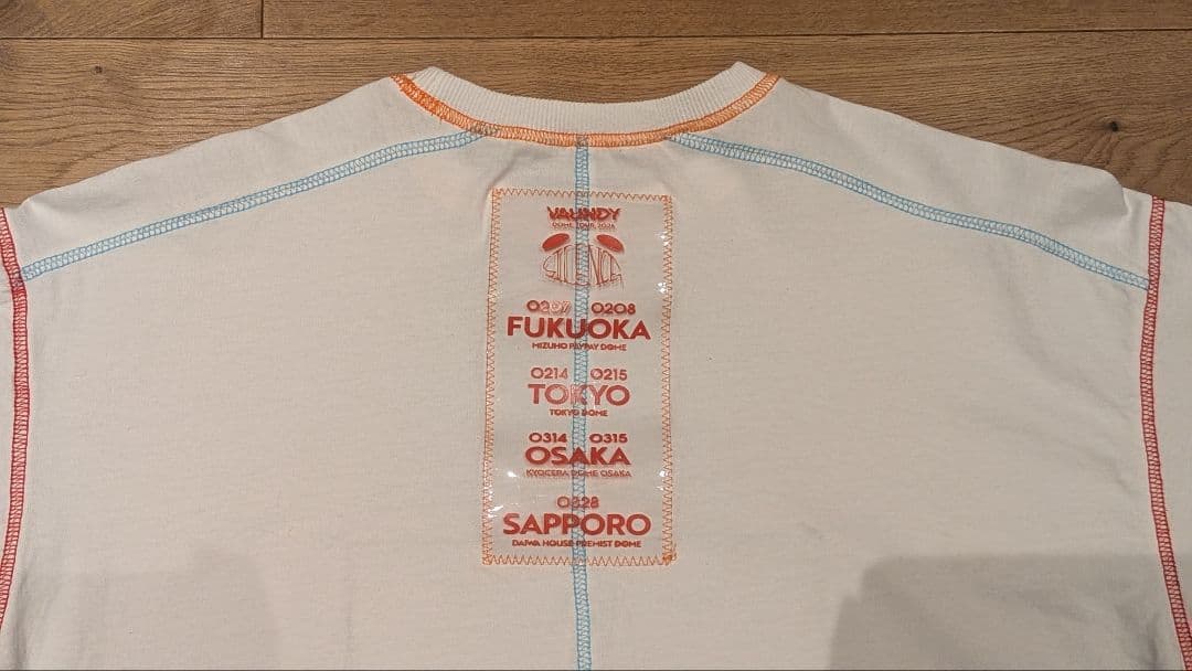 Vaundy Logo Layered T-shirt SILENCE ロンT白