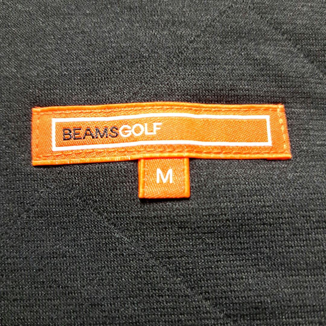 BEAMS GOLF メンズ キルティングベスト ブラックsizeM