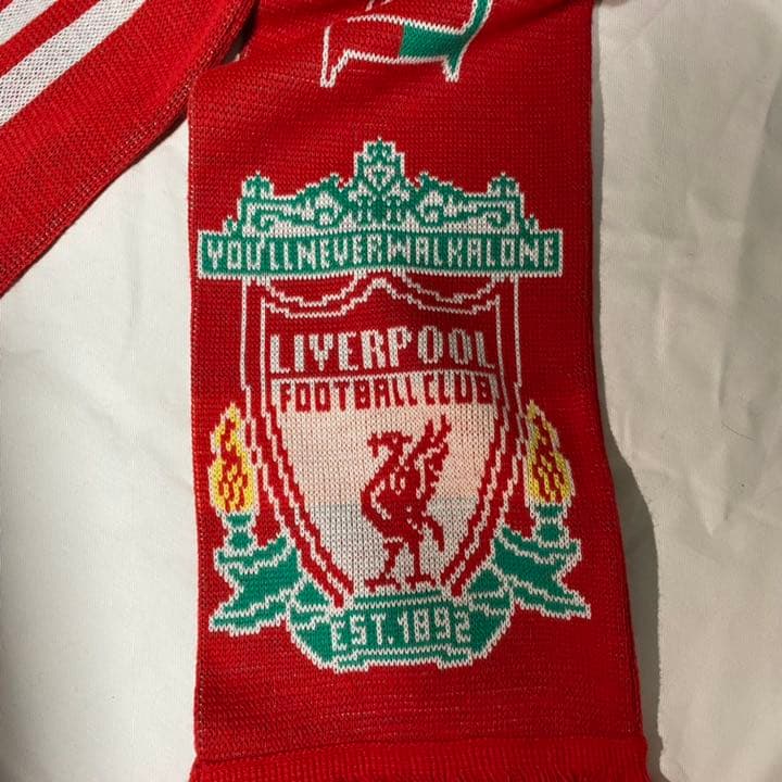 激レアLiverpool fc タオルマフラー　adidas時代
