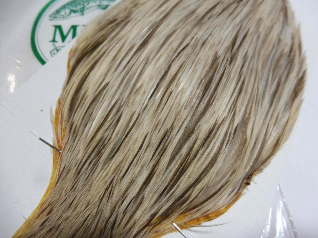メッツ METZ コックハックルケープ #1 WHITE SPLASHED
